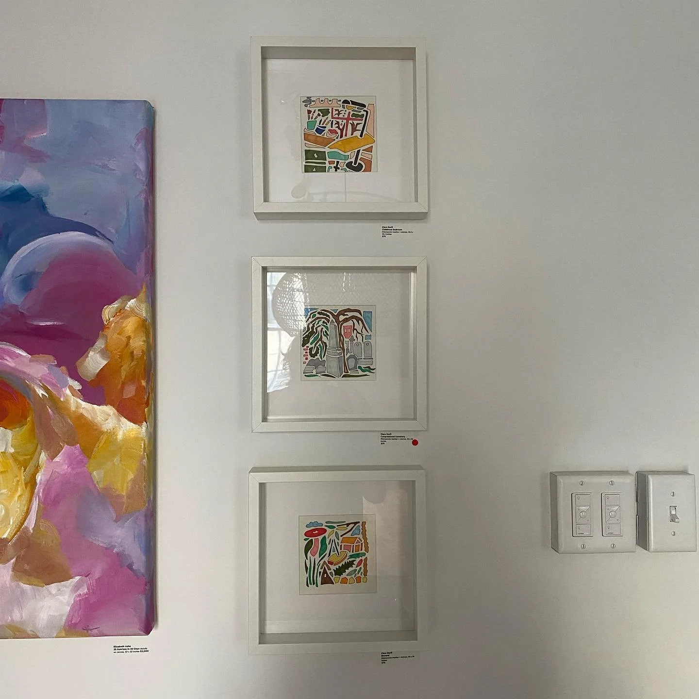 Finally had a chance to see my work in @shopmadeindc &lsquo;s
current exhibition! Today and tomorrow are the last days to see it in Georgetown. If you&rsquo;re around and have the time go check it out!! 

#abstractart #lgbtqartist #dcpride #artistson
