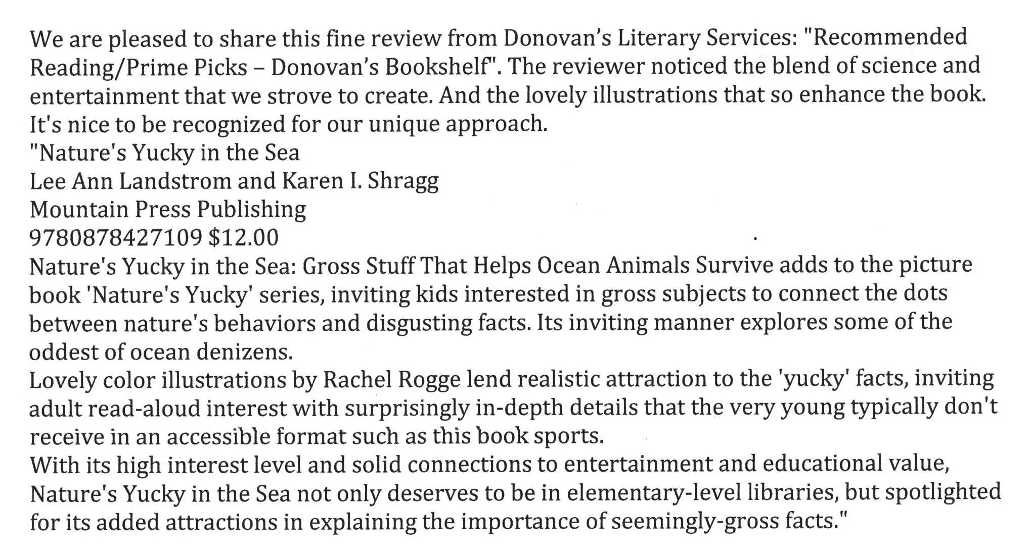 a nice review of Oceans