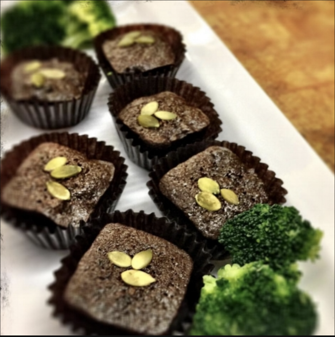 Dark Chocolate Broccoli Brownie