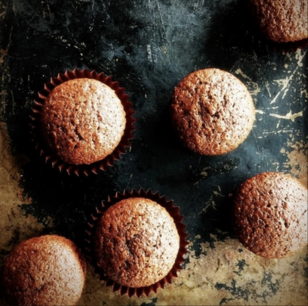 Dark Chocolate Chia Espresso Muffins