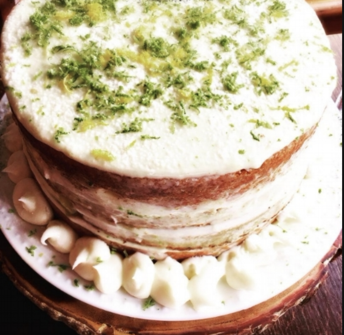 Lemon Spinach Cake