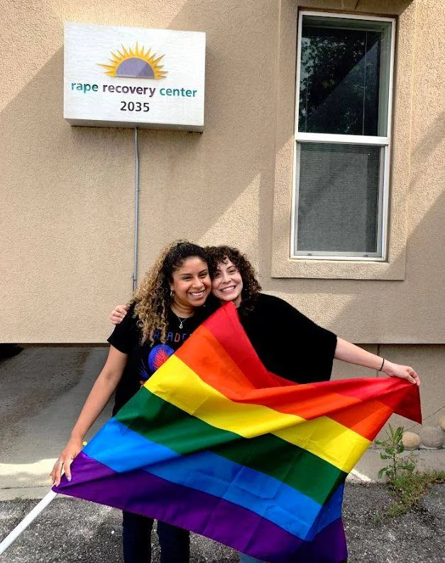 RRC staff celebrating pride earlier this month.