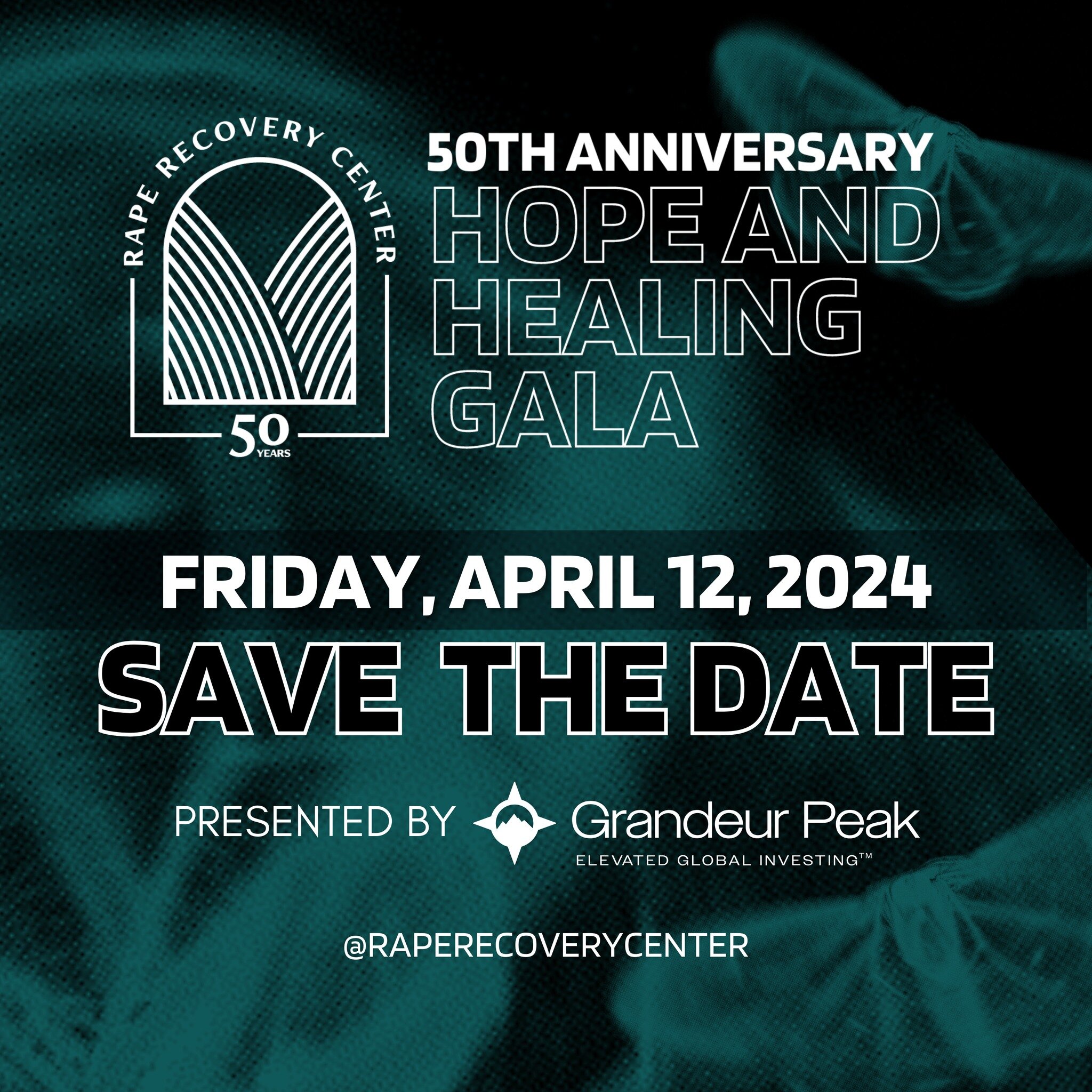 ✨ On April 12, the Rape Recovery Center will be holding our annual Hope and Healing Gala. We are excited to announce that the event will be held at the Regent Street Black Box at The Eccles Theater this year. Join us as we reflect on 50 years of comm