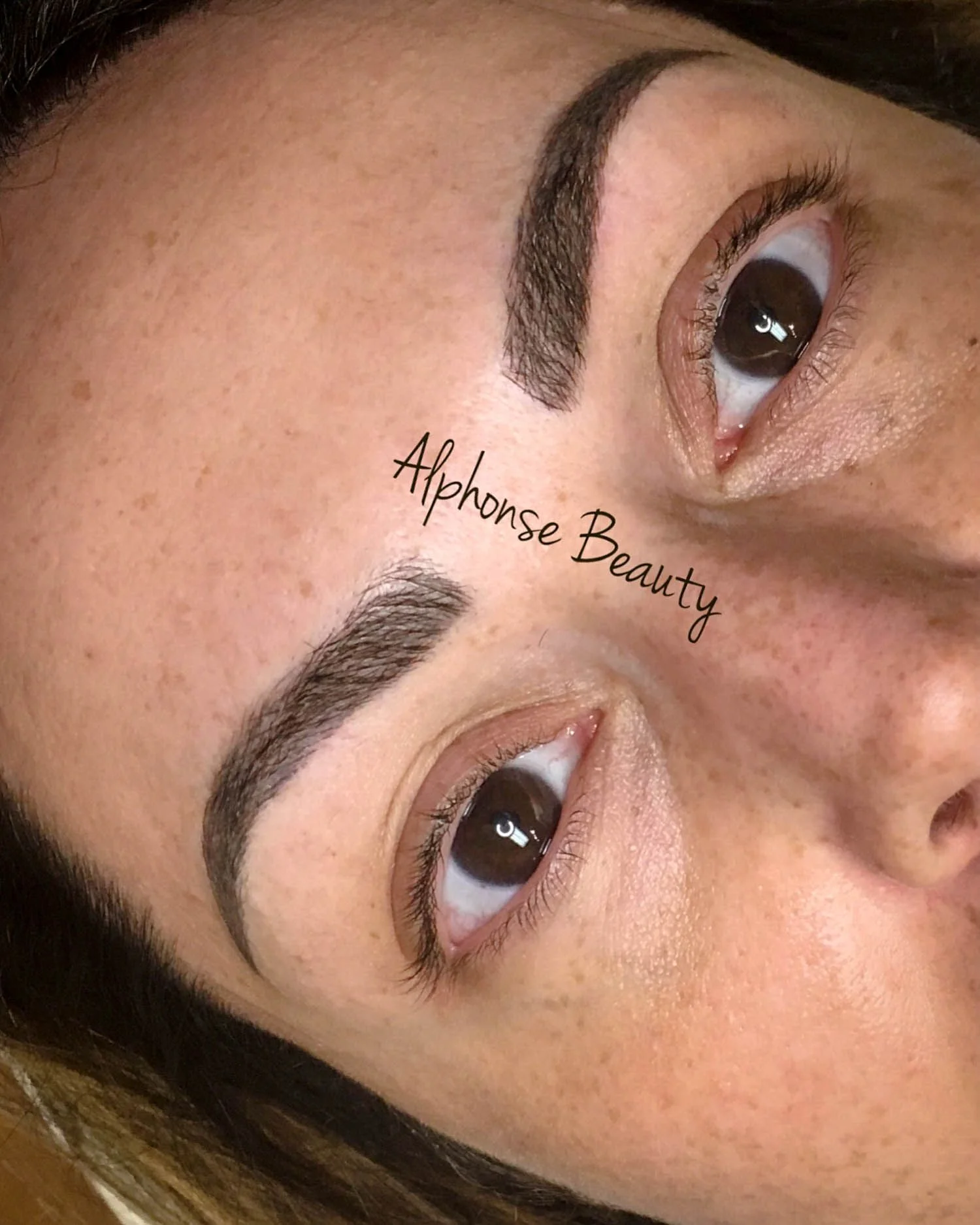 Full Eyebrows from Microblading Procedure at Alphonse Beauty