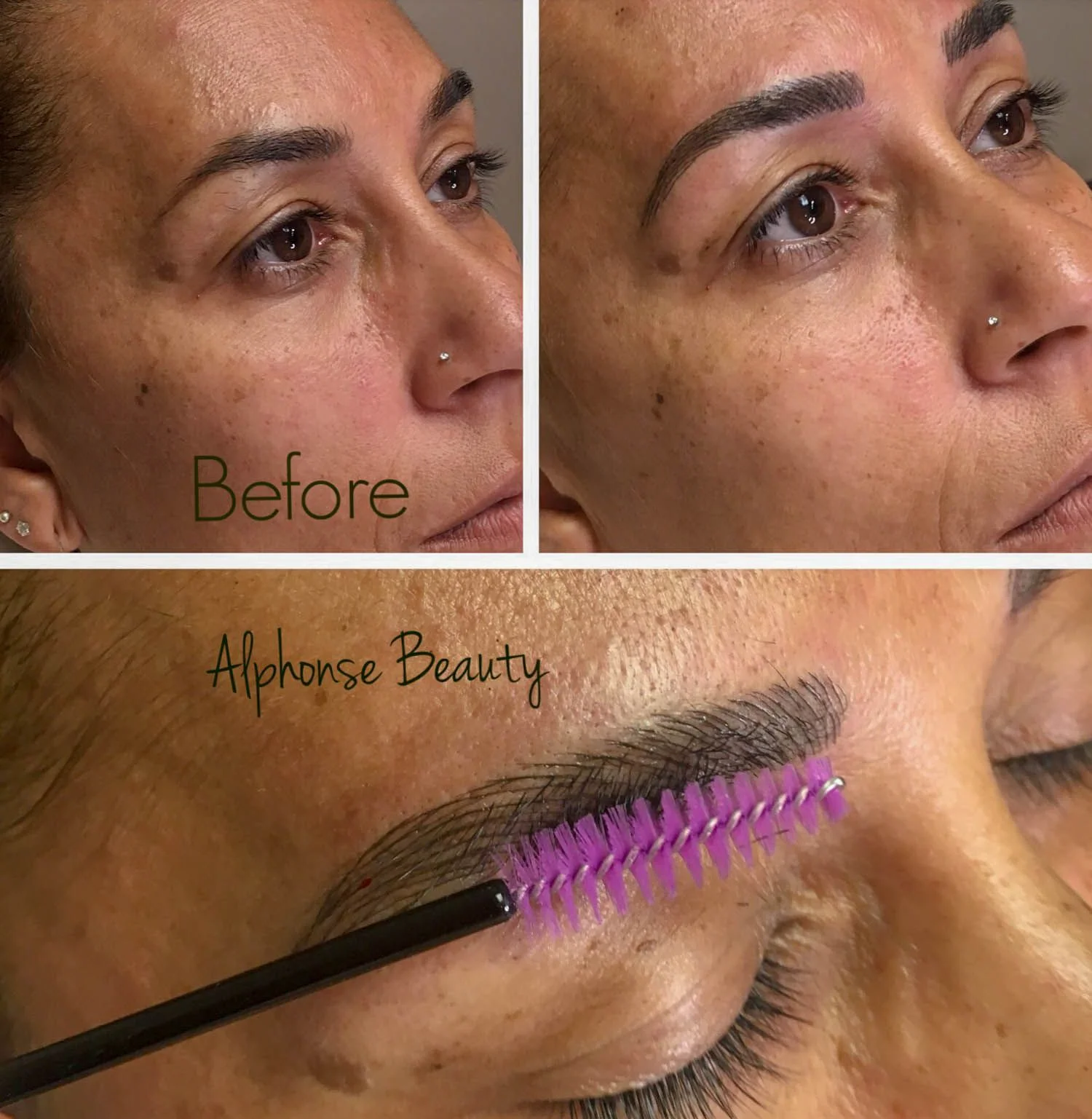 Eyebrow Microblading Strokes Healed Result