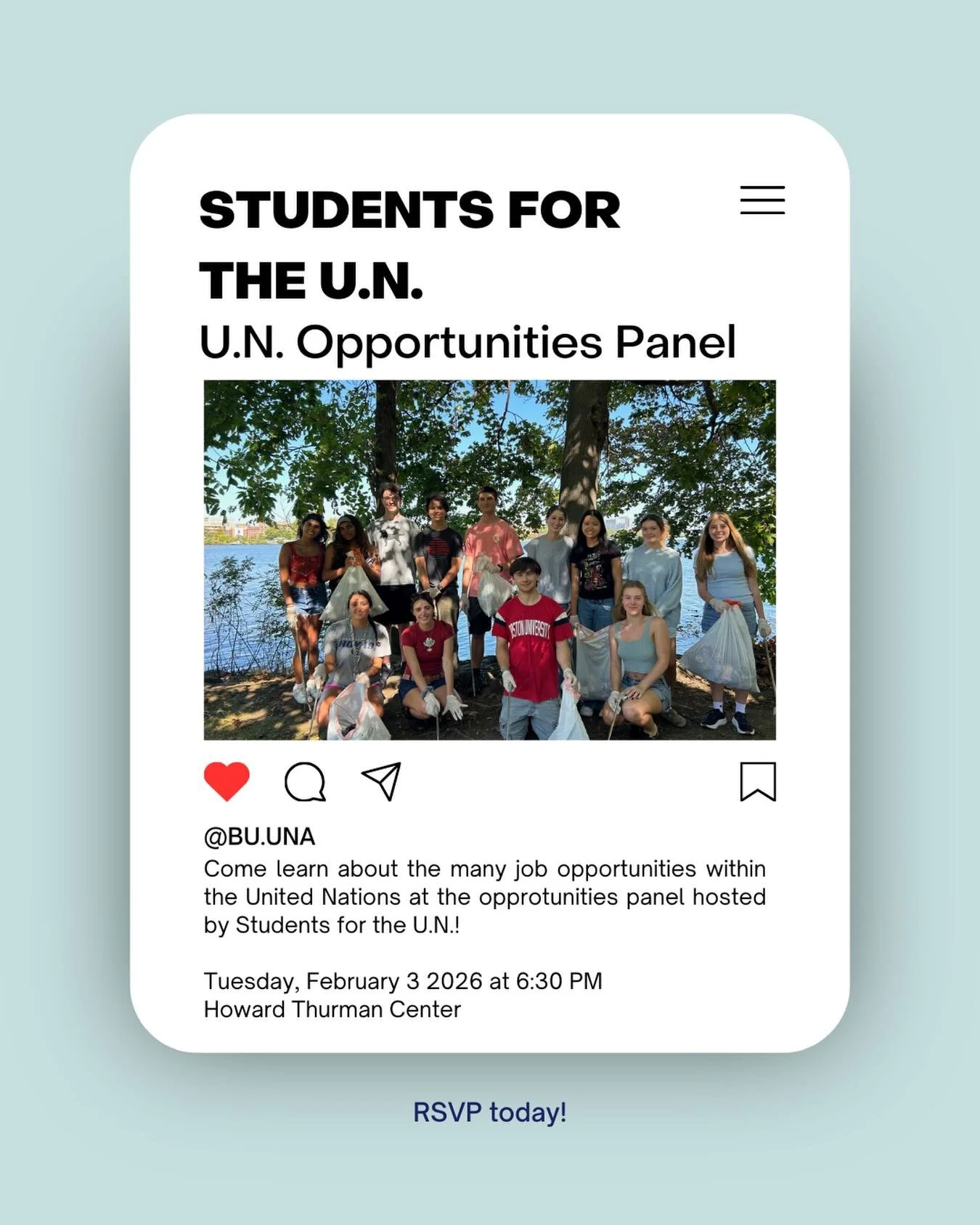 Check it out! DM this account or @bu.una