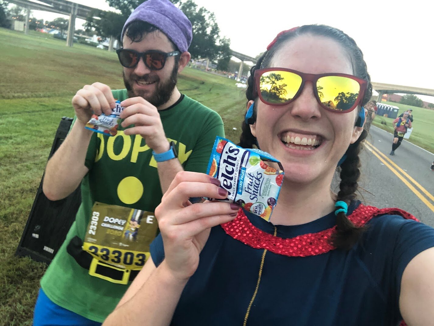 7. Snacks from strangers! Disney races are basically long trick or treating adventures, right?