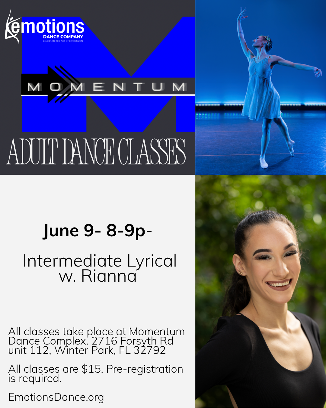 Adult Intermediate Lyrical