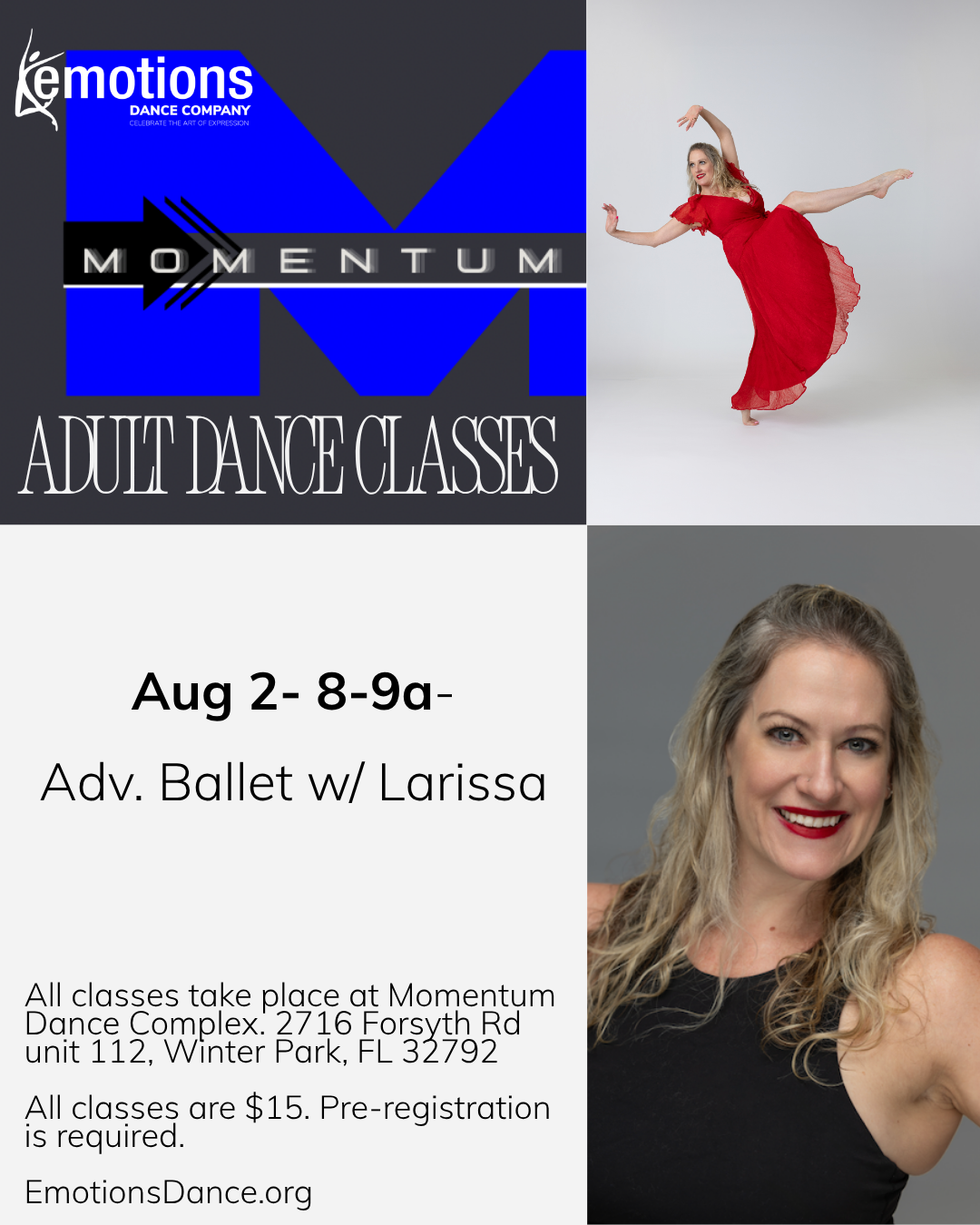 Adult Adv. Ballet