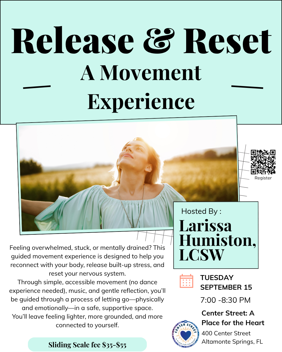 Release &amp; Reset Movement Workshop
