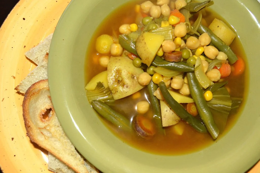 Vegetable soup with toast points.jpg