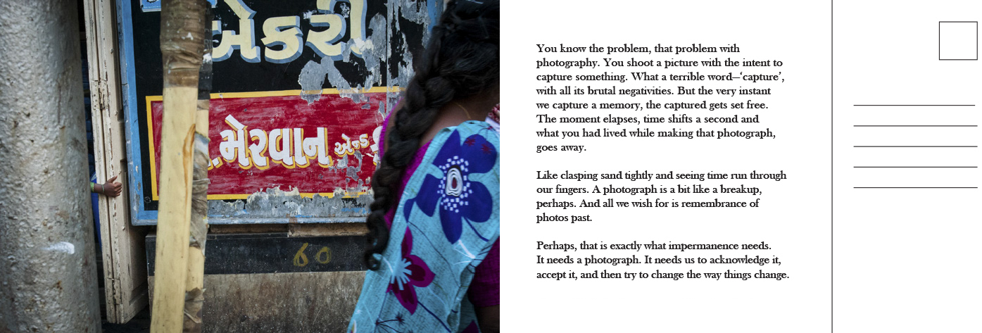 (2014) A collaborative project with Kashish Parpiani, on the last days of B Merwan & Co, an iconic hundred-year-old Irani cafe. Published as a box of 38 postcards.