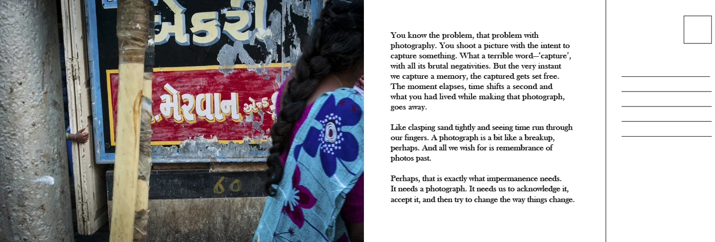 (2014) A collaborative project with Kashish Parpiani, on the last days of B Merwan & Co, an iconic hundred-year-old Irani cafe. Published as a box of 38 postcards.