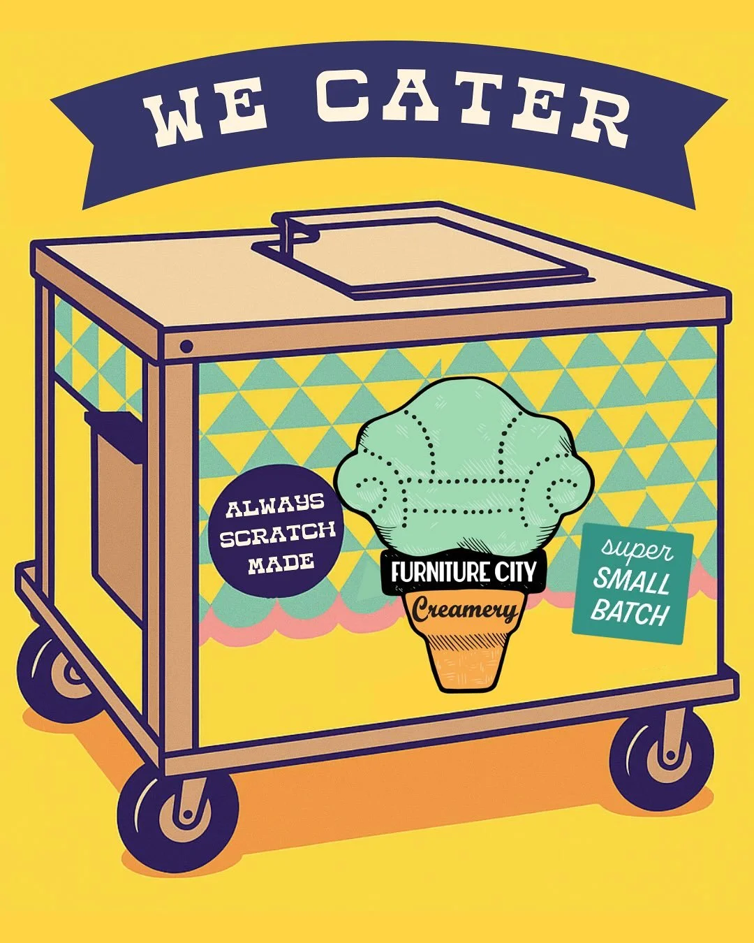 Book our ice cream cart or sundae bar by the end of the year (12/31/25) and get 10% off. 
&ldquo;We are a women-owned, small-batch ice cream company with over 12 years of experience crafting unforgettable ice cream experiences. Every flavor is made j