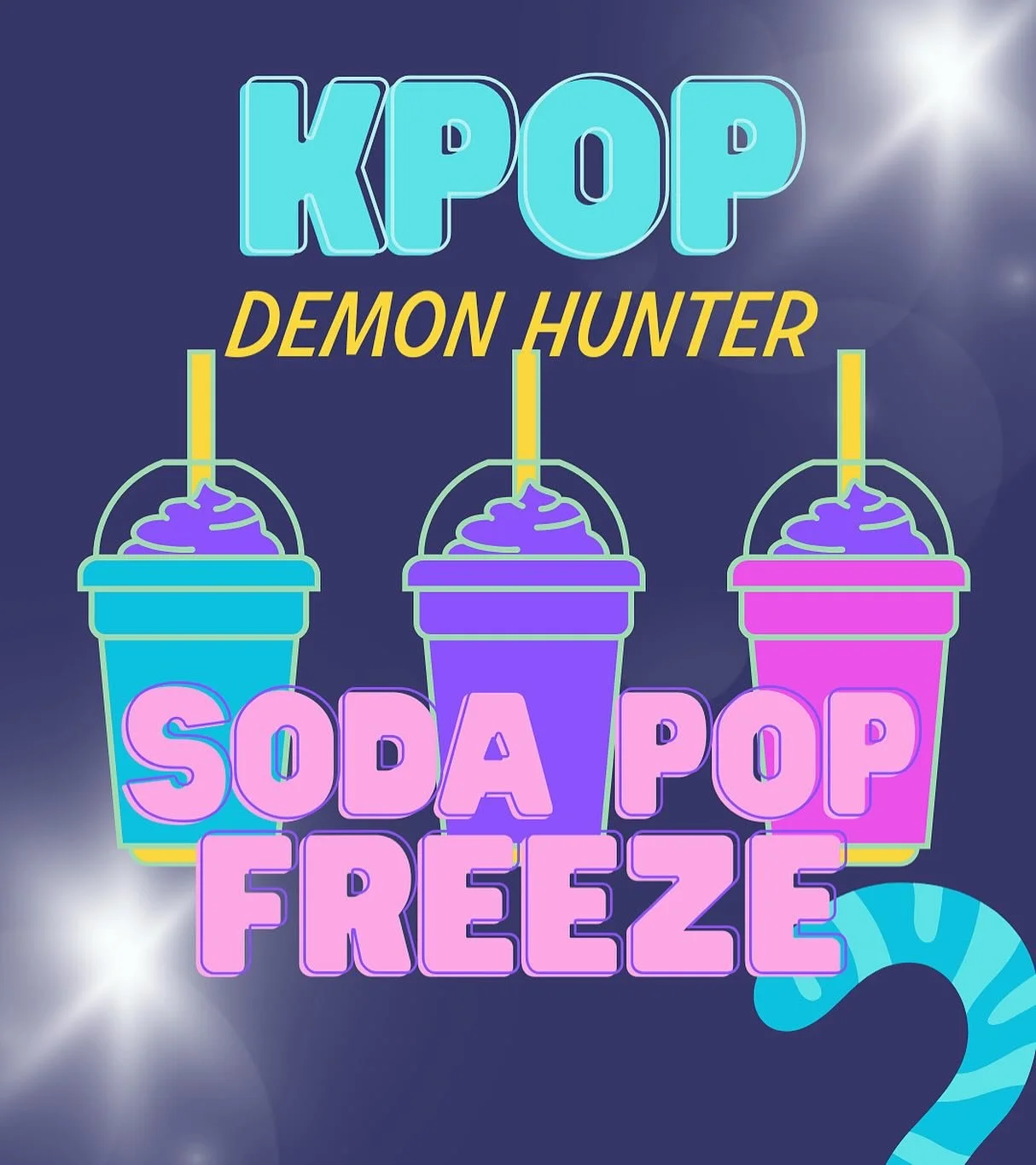 Grab one through Sunday Nov 2 💜 KPop Demon Hunter Soda Pop Freezes! They have been super popular this season&mdash; whipped up with everyone&rsquo;s favorite @faygo flavors (COTTON CANDY, GRAPE, RED POP), bursts of NERDS, topped with whipped cream +