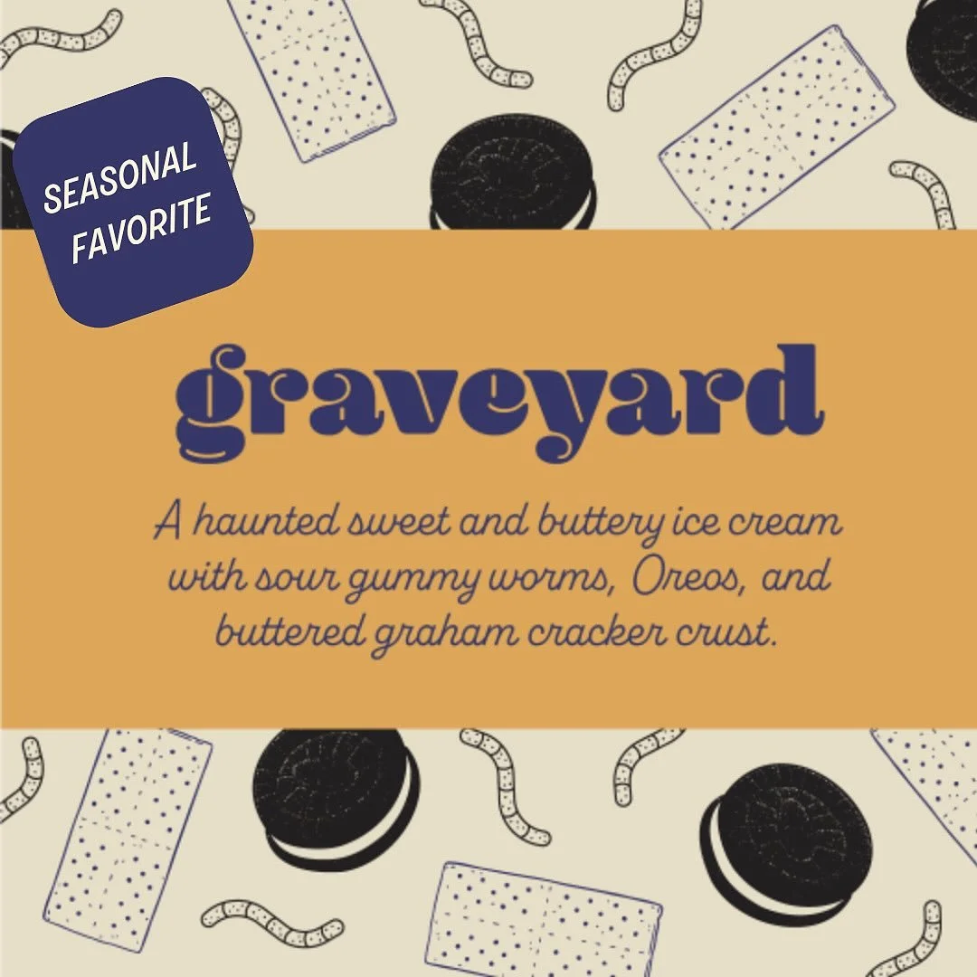 Ice cream you scream, we all scream for graveyard ice cream 👻