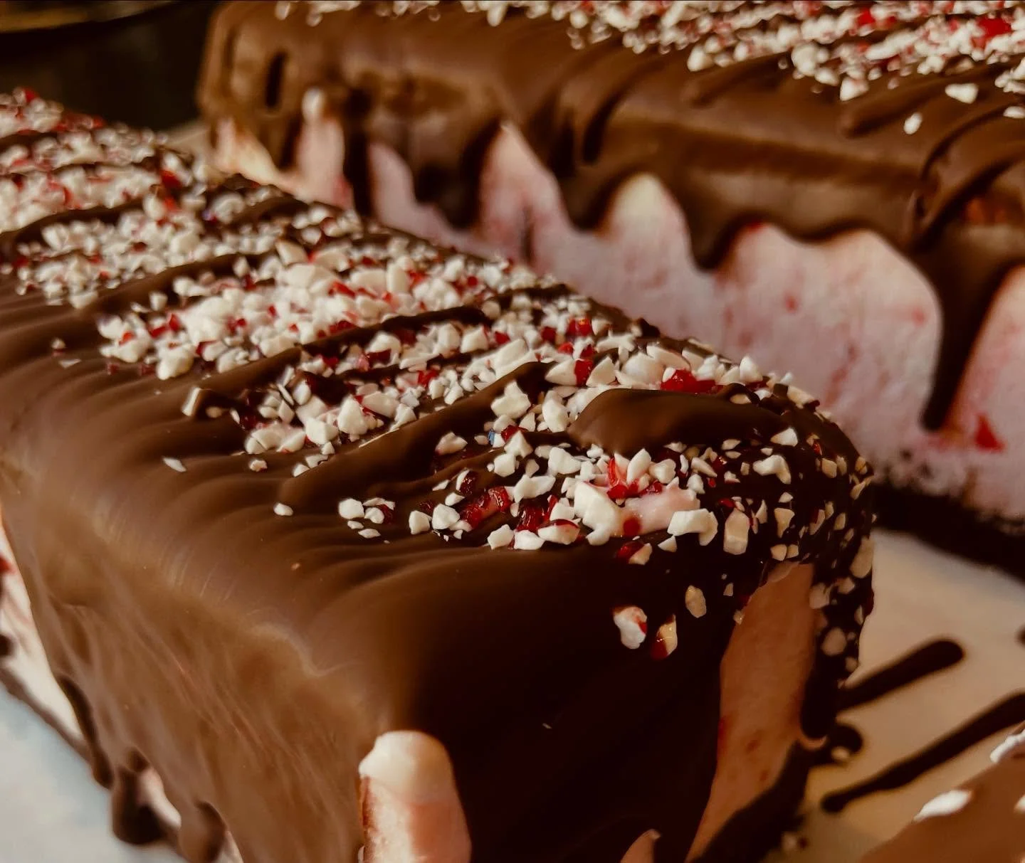 ❄️ Peppermint Stick Ice Cream Cakes Are BACK! ❄️
And trust us&hellip; you&rsquo;re going to want one in your freezer this holiday season. ❤️

Our beloved Peppermint Stick Ice Cream Cakes are now available online and in-shop, anytime! Each cake starts