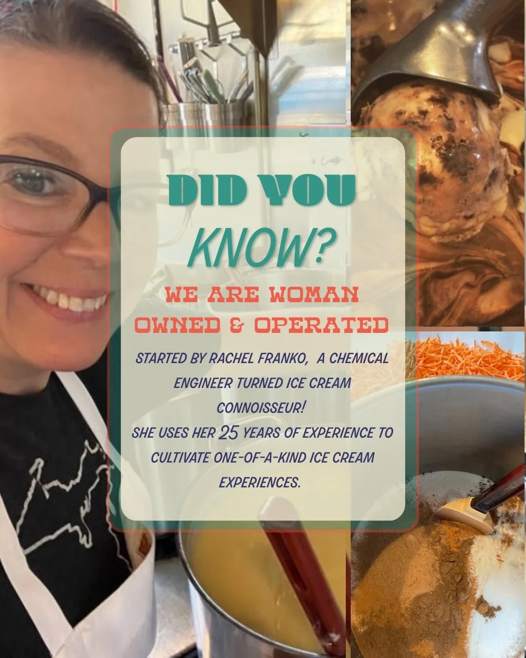 Fun facts about us, because we can&rsquo;t talk about the weather all the time 🍦💛