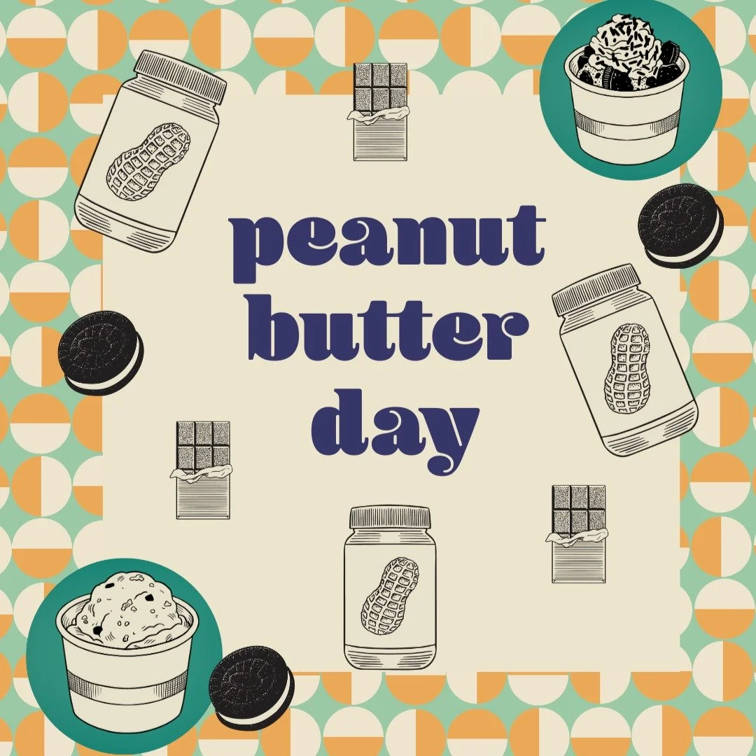 It&rsquo;s National Peanut Butter Day&hellip; which is surprising, because every day is peanut butter day in my house 🥜

Celebrate with a pint of Peanut Butter Oreo, our fan-favorite Peanut Butter Crunch Cereal Sundae (peanut butter, caramel, Froste