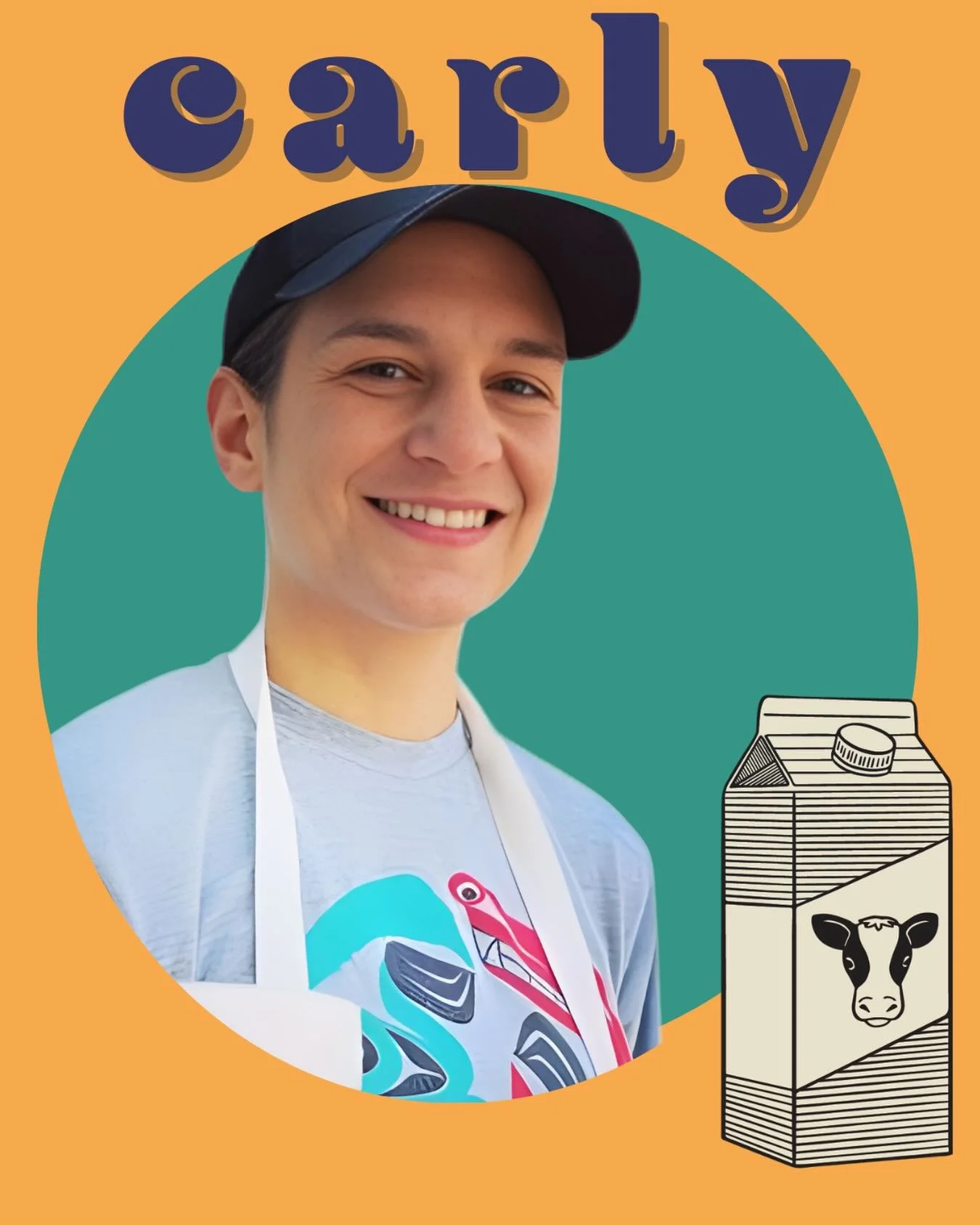 Meet Carly &mdash; our OG. 🍦✨

Nearly 10 years with us, and she still shows up every week and blows us away. MFA. Published author. College professor. Cross country racer. And the brilliant mind behind most of the ice cream mixes and ice cream you&r