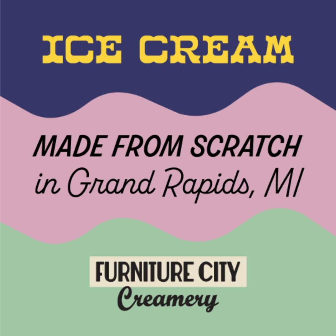 Every single flavor is made from scratch, right here in our Grand Rapids
Inspired by Grandma&rsquo;s recipe box, we take everyday ingredients and turn them into something a little unexpected&mdash;crafted, nostalgic, and just experimental enough to k