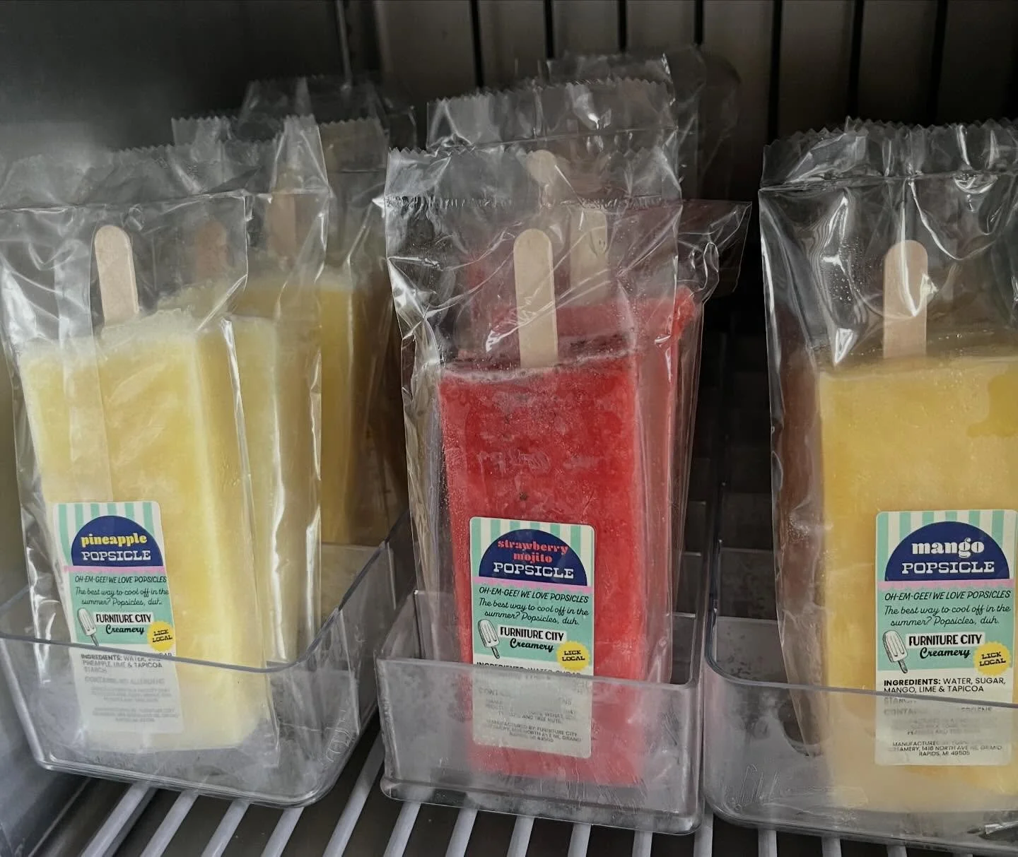 Strawberry Mojito, Mango &amp; Pineapple popsicles are here 🥰