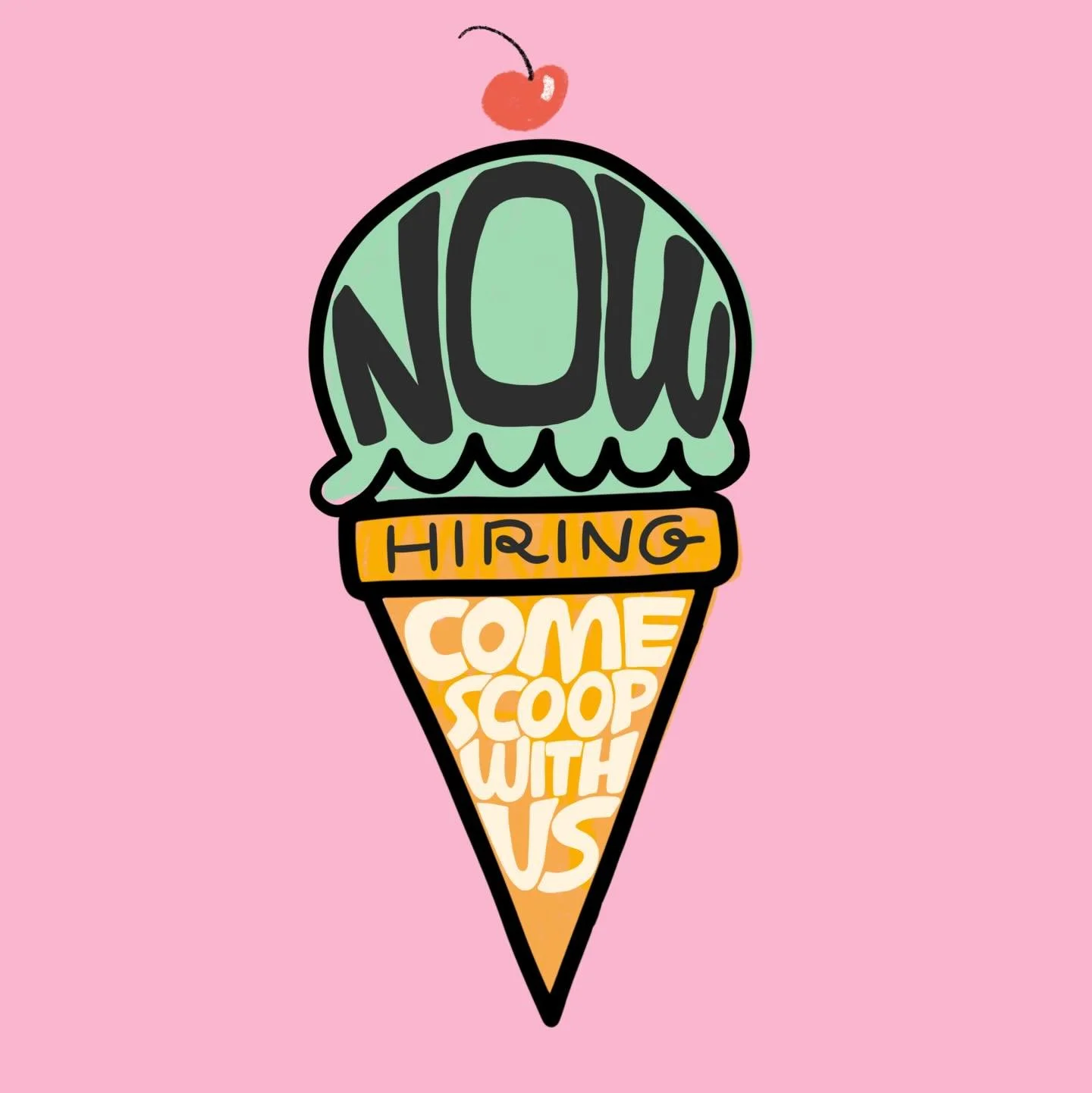 Our shop has been busy this season and we&rsquo;re looking to add 1&ndash;2 new team members for the summer season!

We&rsquo;re looking for people who:
&bull; Love great ice cream &amp; talking with customers
&bull; Work well independently and with 