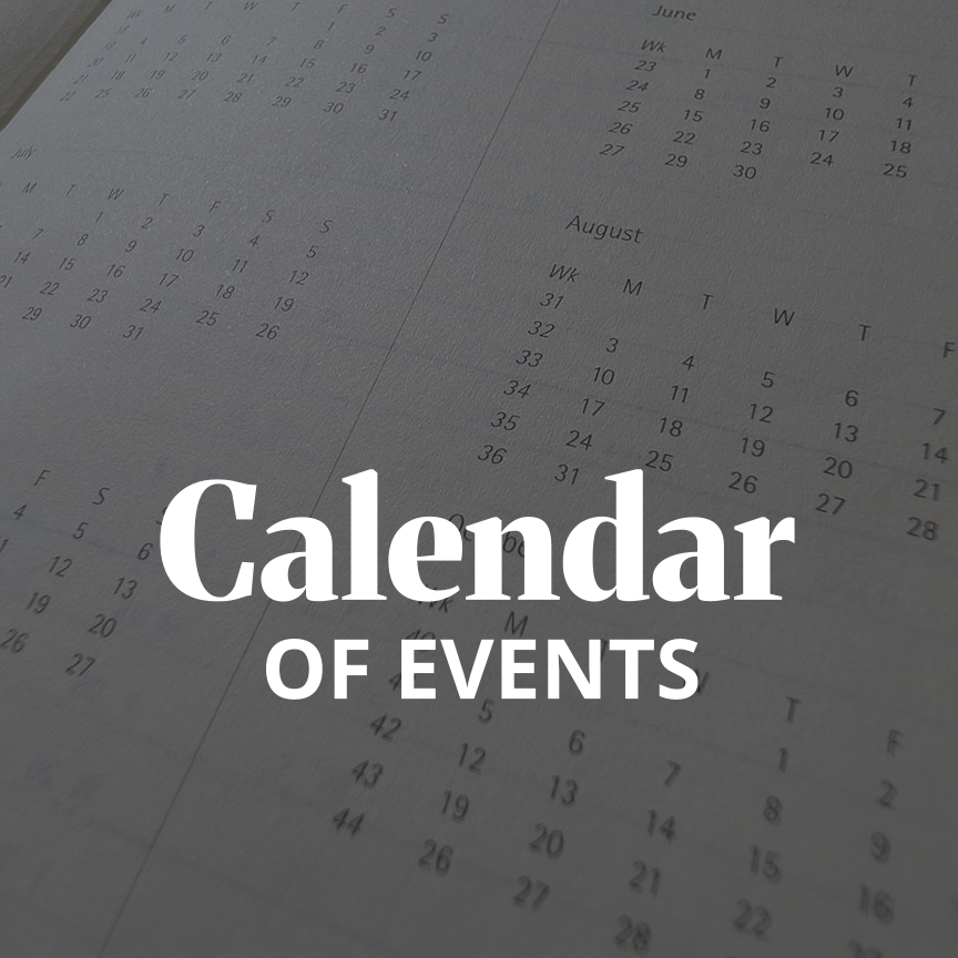 Calendar of Events
