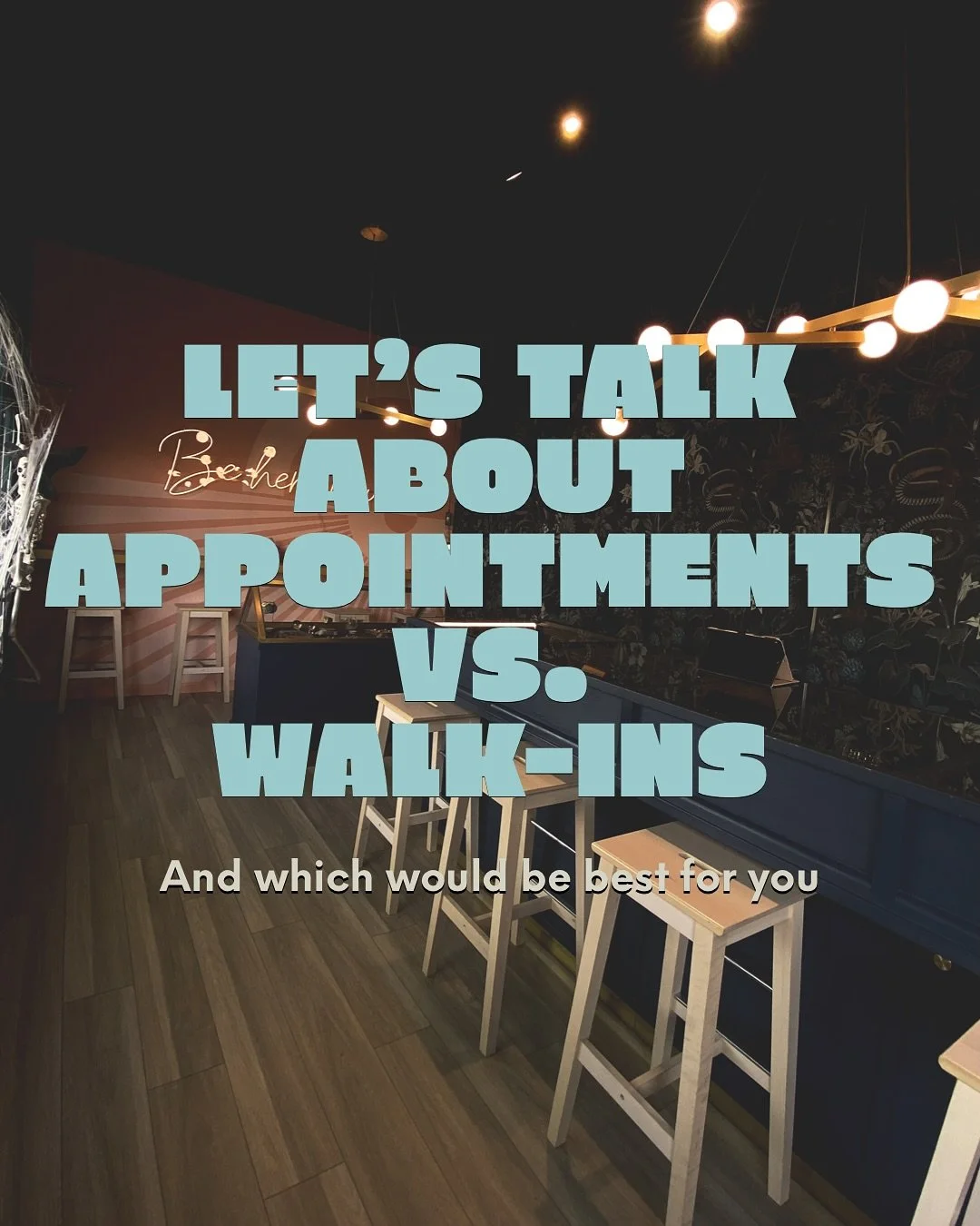 What&rsquo;s the deal with appointments vs. walk-ins⁉️

No matter which you choose, we appreciate you choosing US for your piercing and jewelry needs🫶🏽