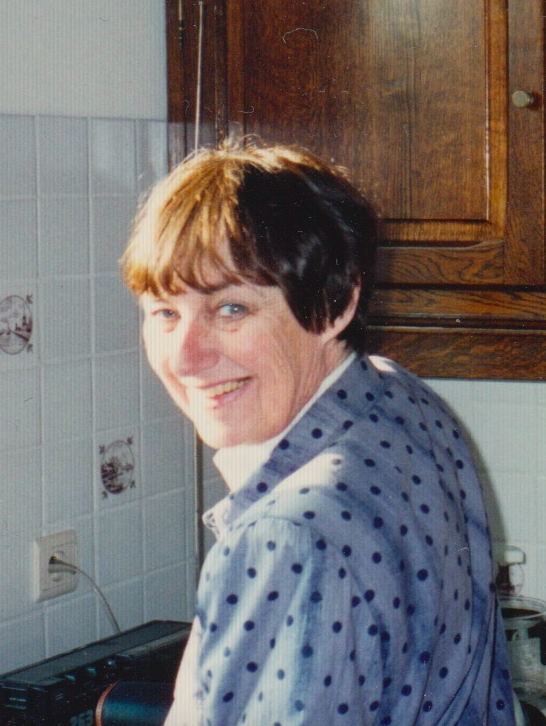 My mother in the 1990’s, when we had our last moments of contact. She sent me this photo to show the new home where she had just moved.