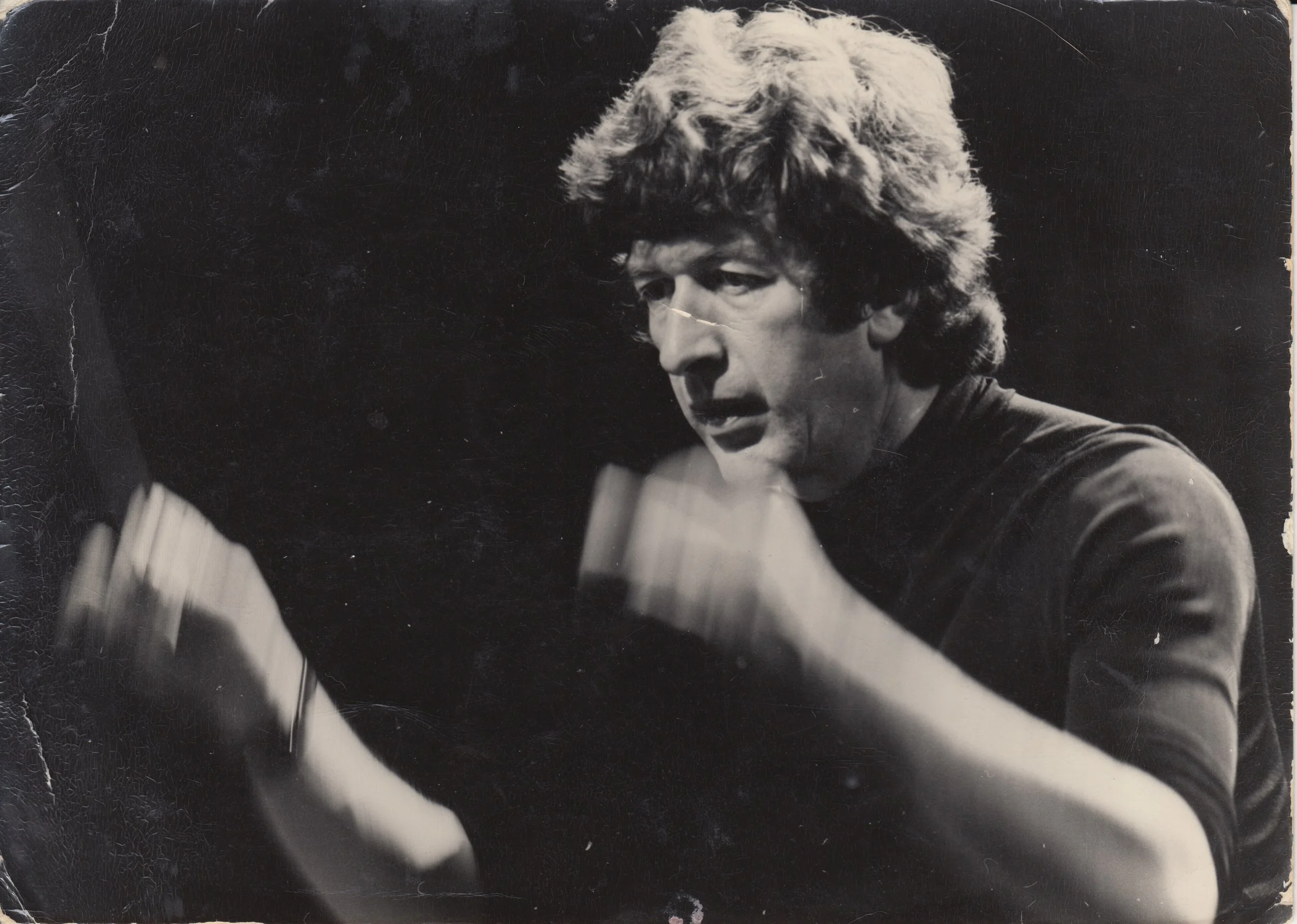 Frederic Devreese, composer, in a photo given to me at our first meeting in 1981