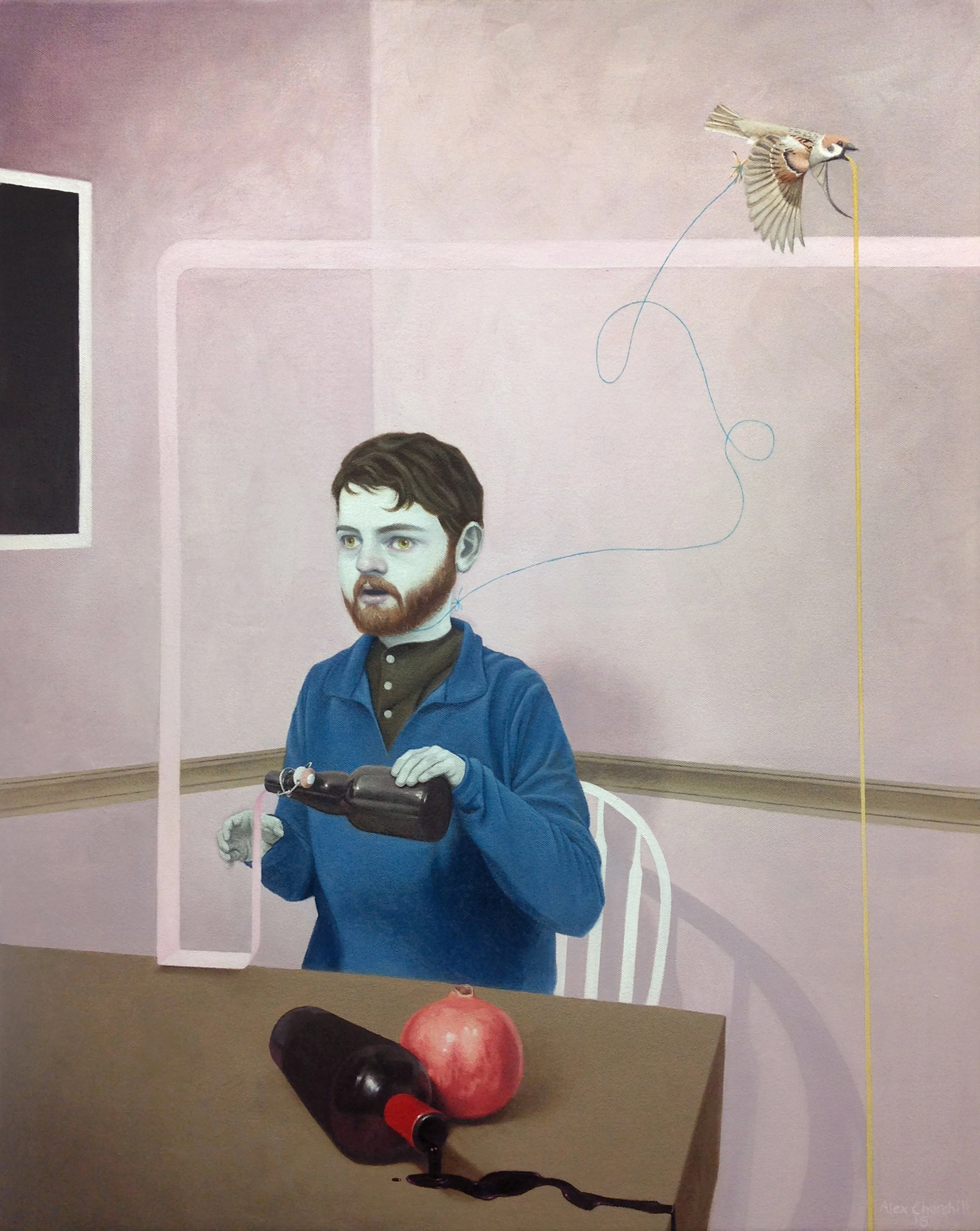 Self Portrait as a Merry Toper