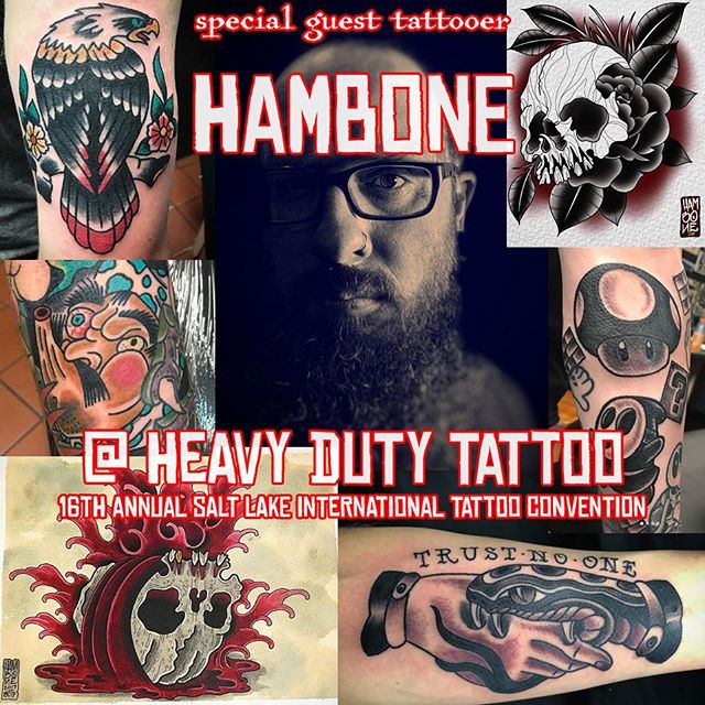 @hambone509 will be with us at the @slctattoo_convention Feb 22nd to 24th