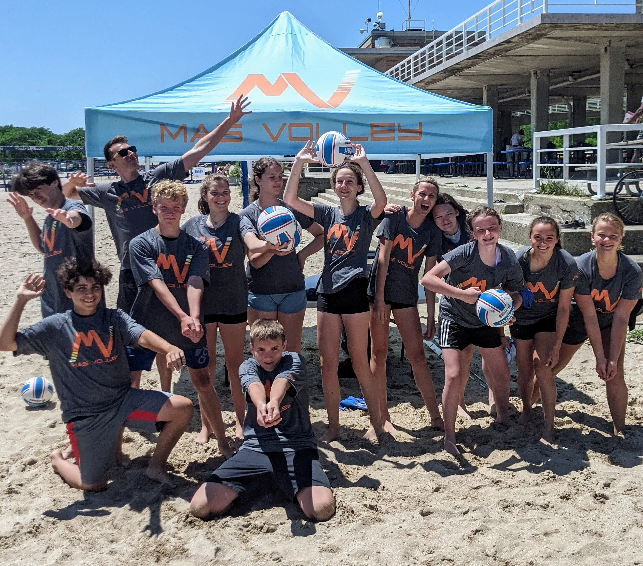 Beach Volleyball Camp 1 at Bradford Beach