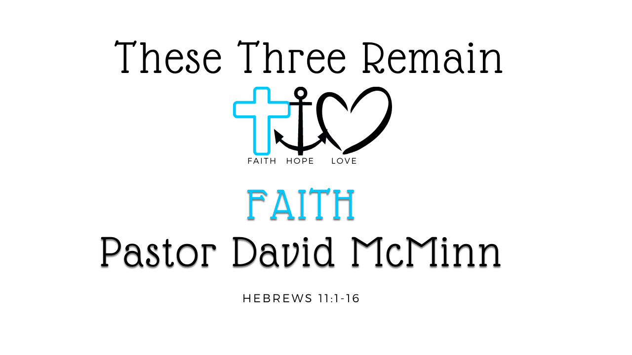 January 15, 2023 - These Three Remain: Faith, Hope, and Love - Faith
