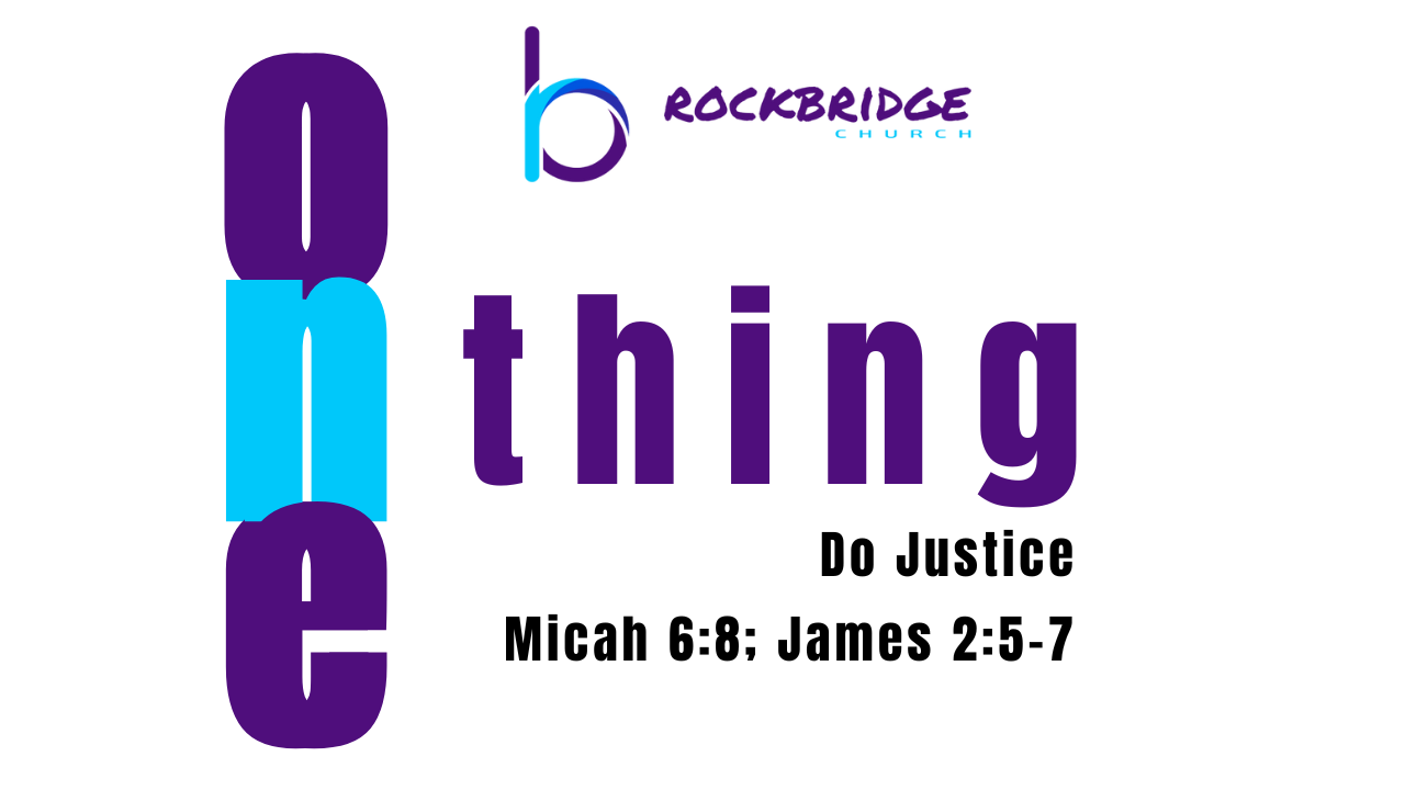 March 19, 2023 One Thing: Do Justice