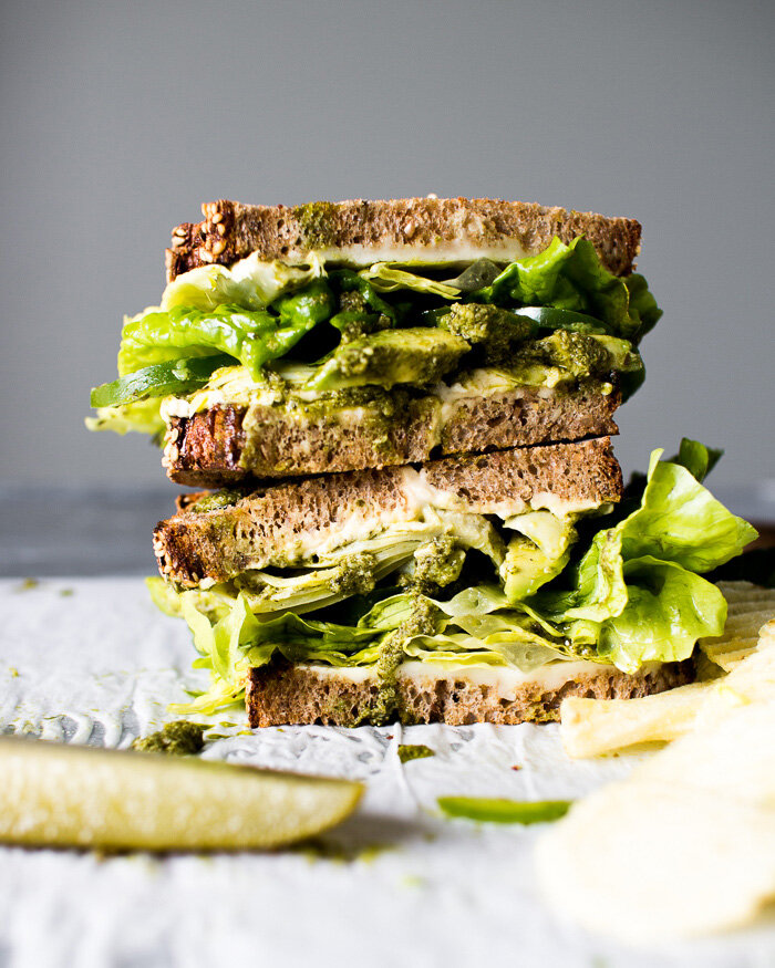 Pesto Veg Sandwich