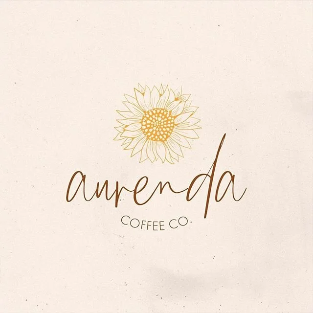 It was such a pleasure working with the the beautiful Brylee from @aurendacoffeeco to brand her gorgeous cafe 🌻