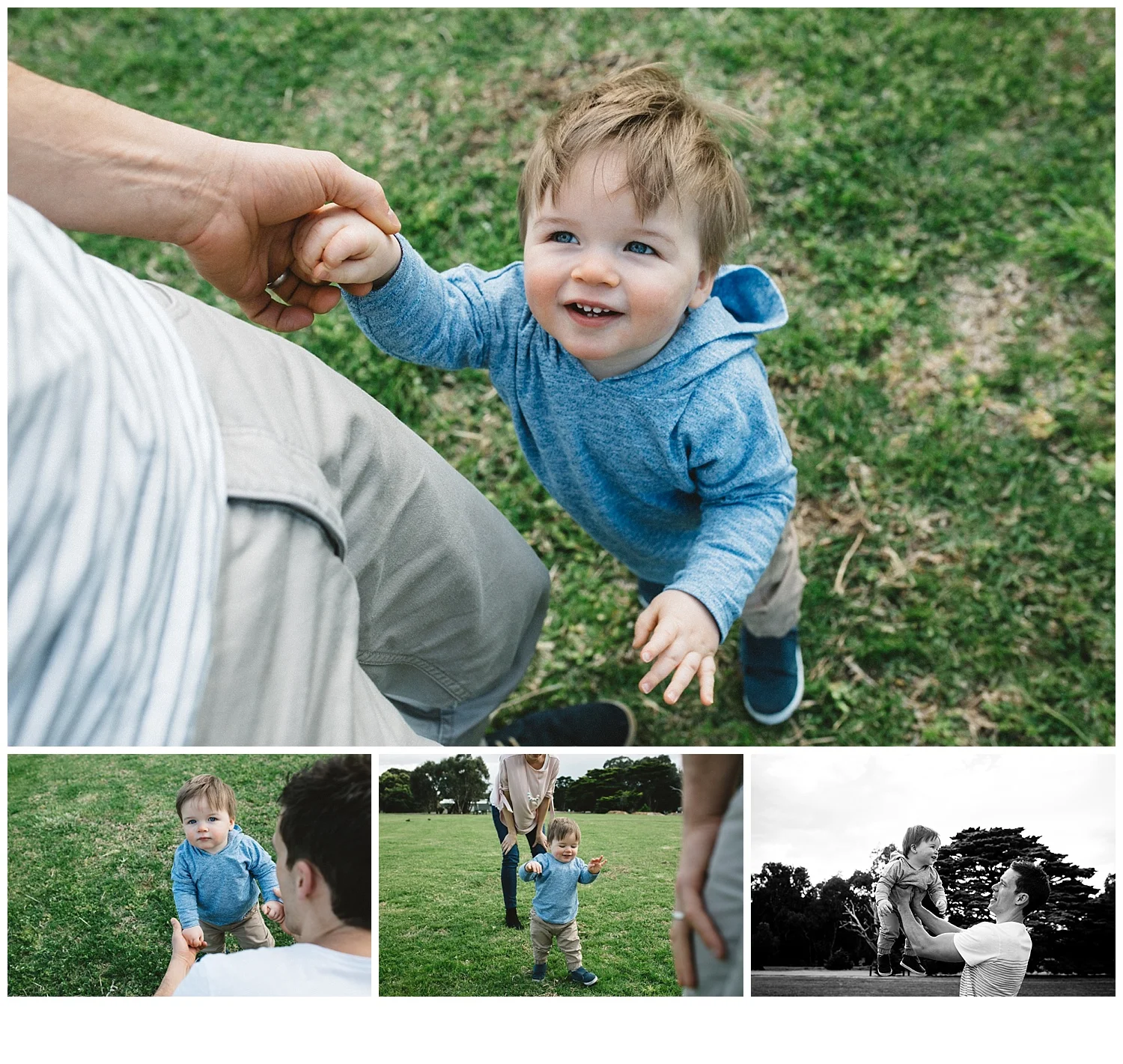 children and parents at the park, bayside parks and toddler photography 