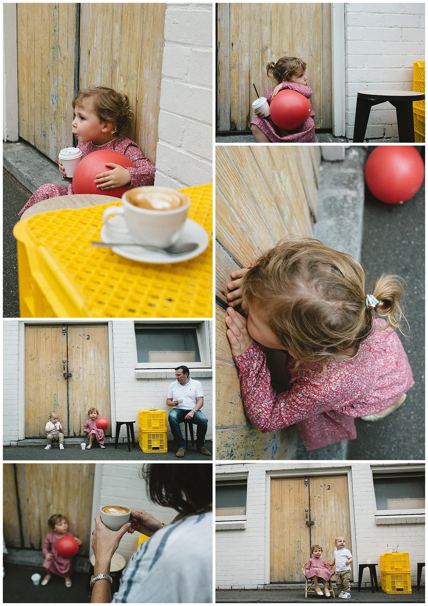 Elwood coffee shops for toddler and baby. Family photogaphy in Melbourne 