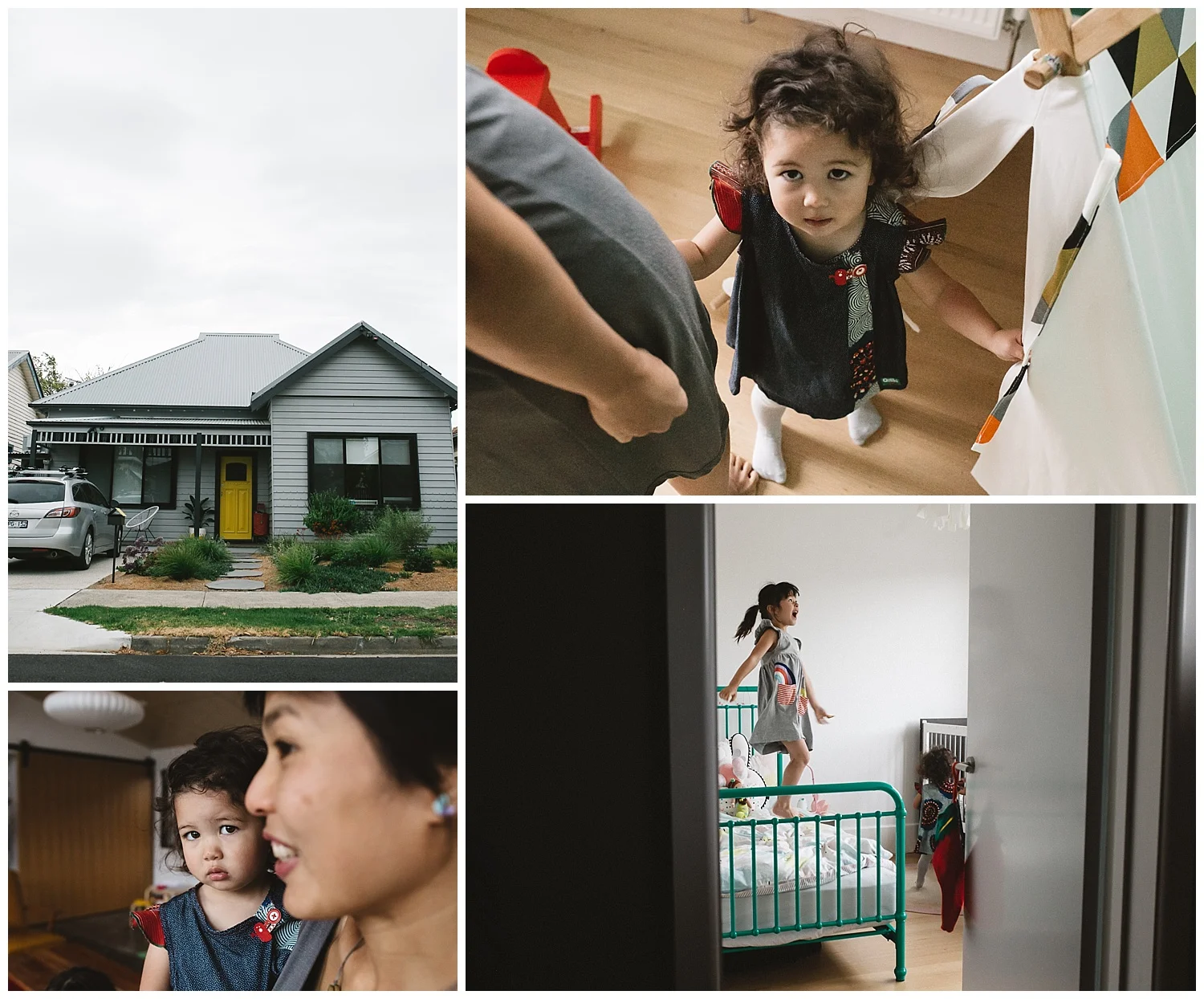 Caulfield south unposed family portrait, raw emotions