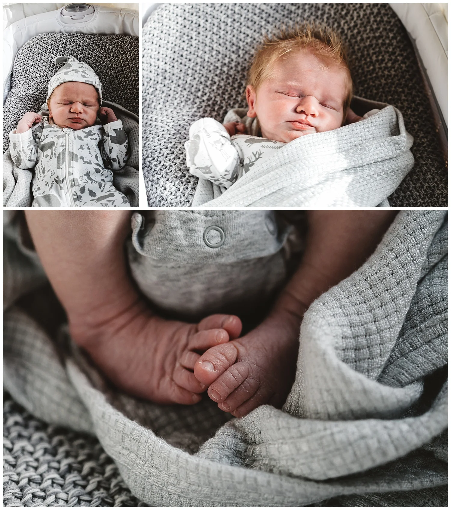 little details of a newborn in Red Hill