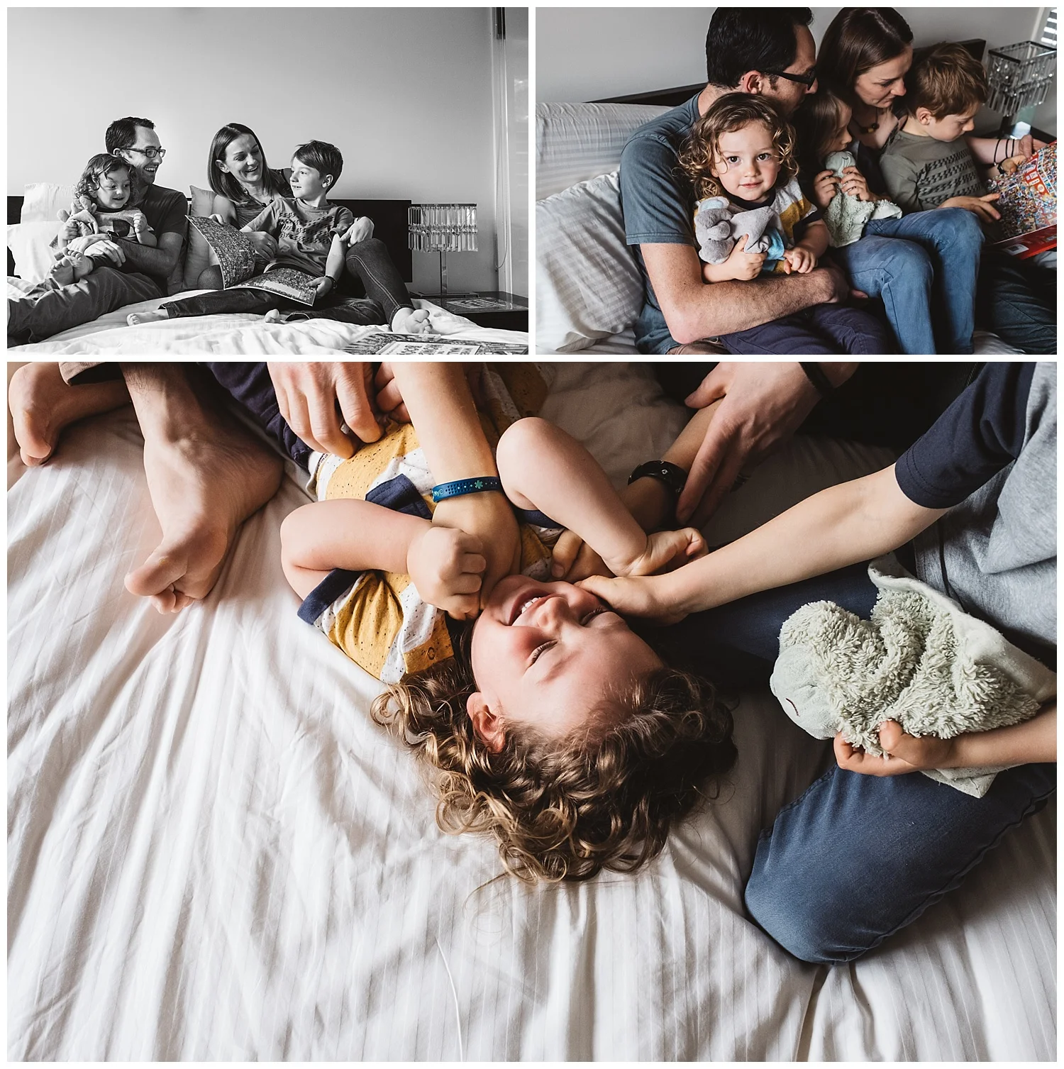 Port Melbourne family portraits and newborn family photography