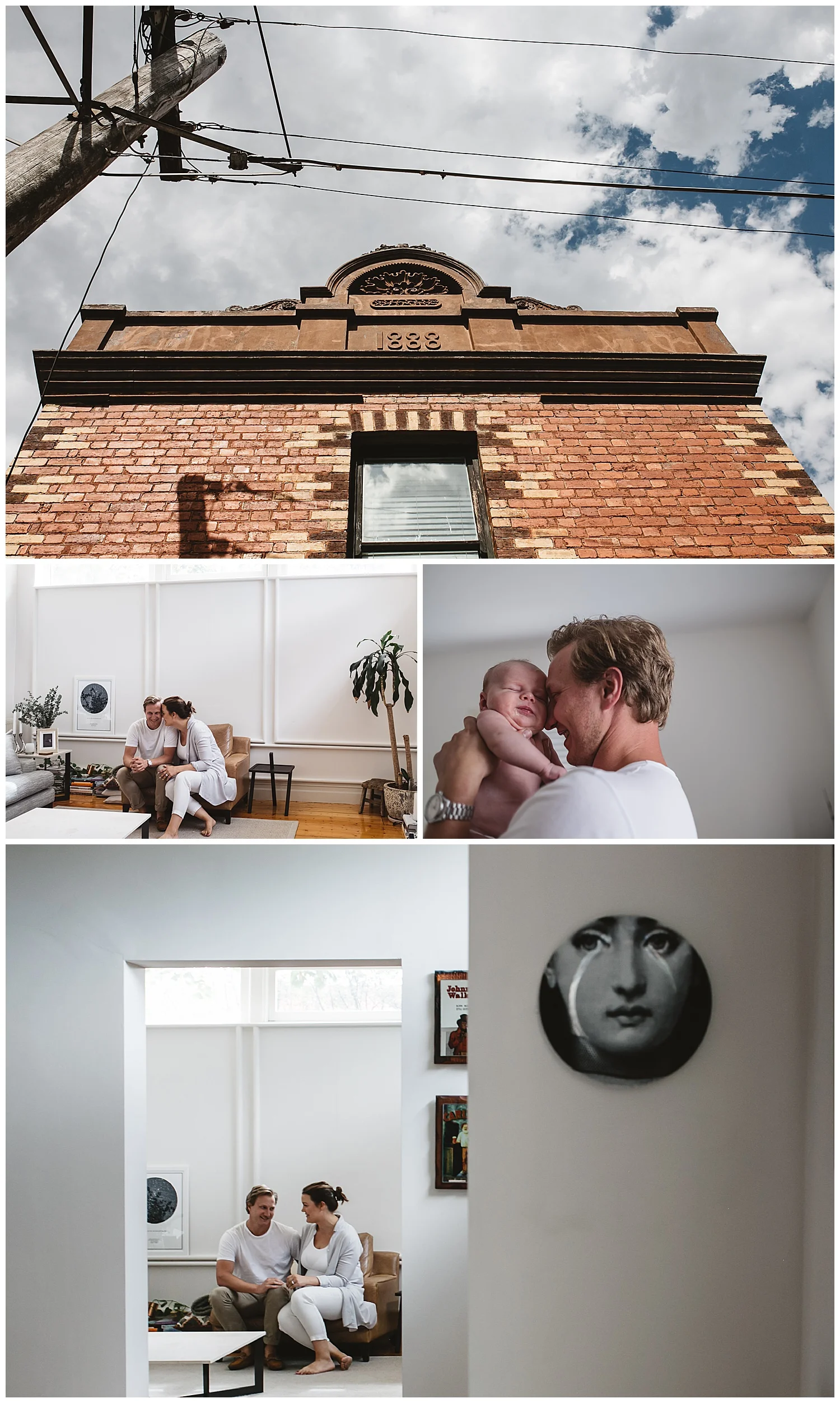 Family photography and newborn photos in Camberwell and inner Melbourne CBD session