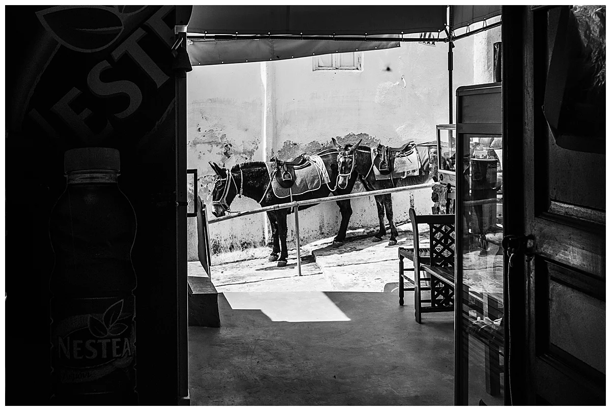 Melbourne photographer images of streets in Greece islands
