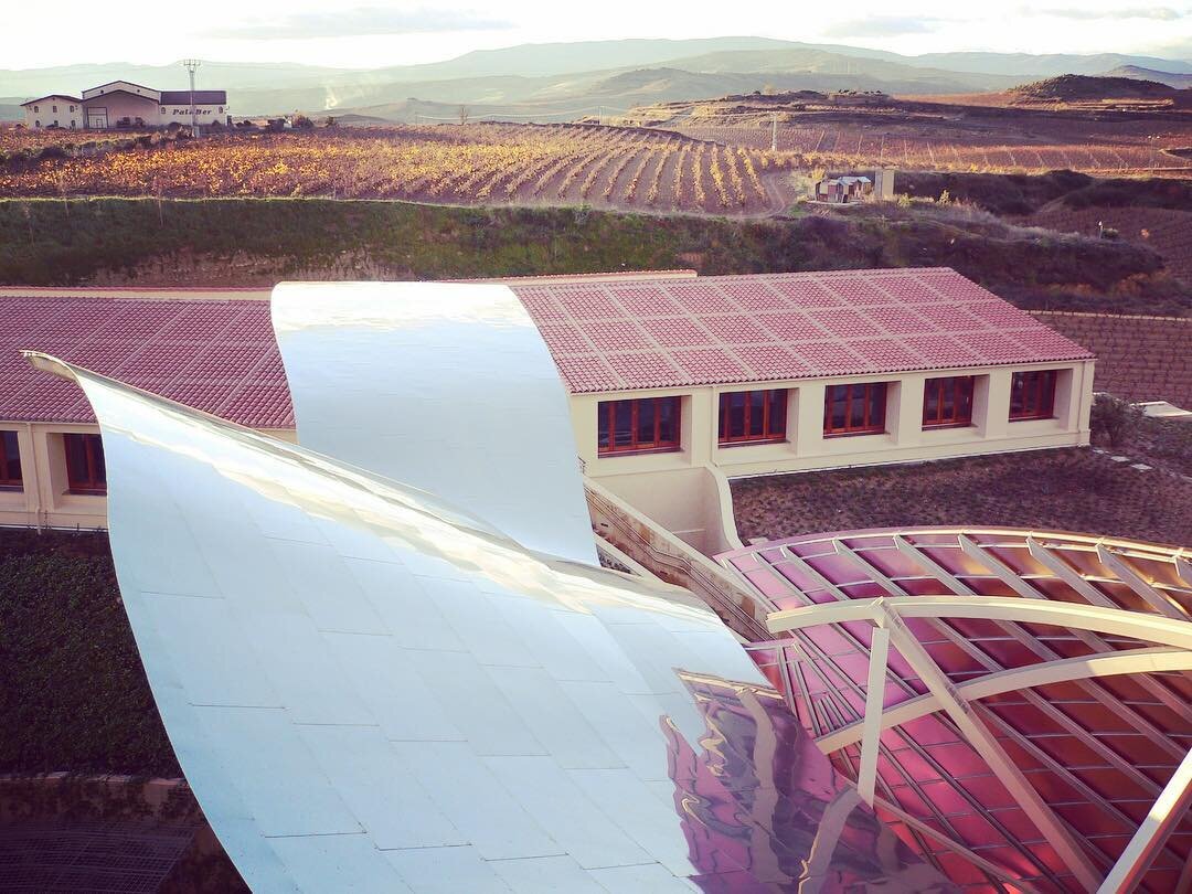 Marques de Riscal by Frank Gehry #rioja #winery #winecountry #frankgehry #architecture #architecturelovers