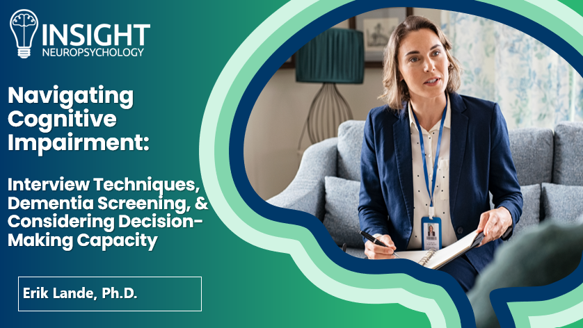 Navigating Cognitive Impairment - Online 