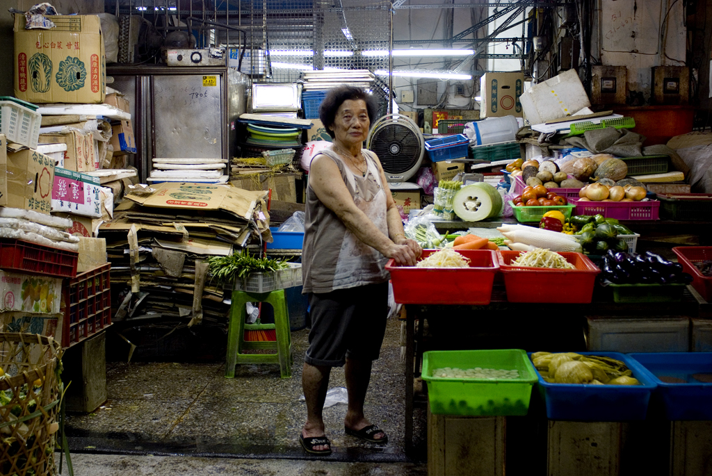 Chen Lin-Jiu the greengrocer 陳林菊