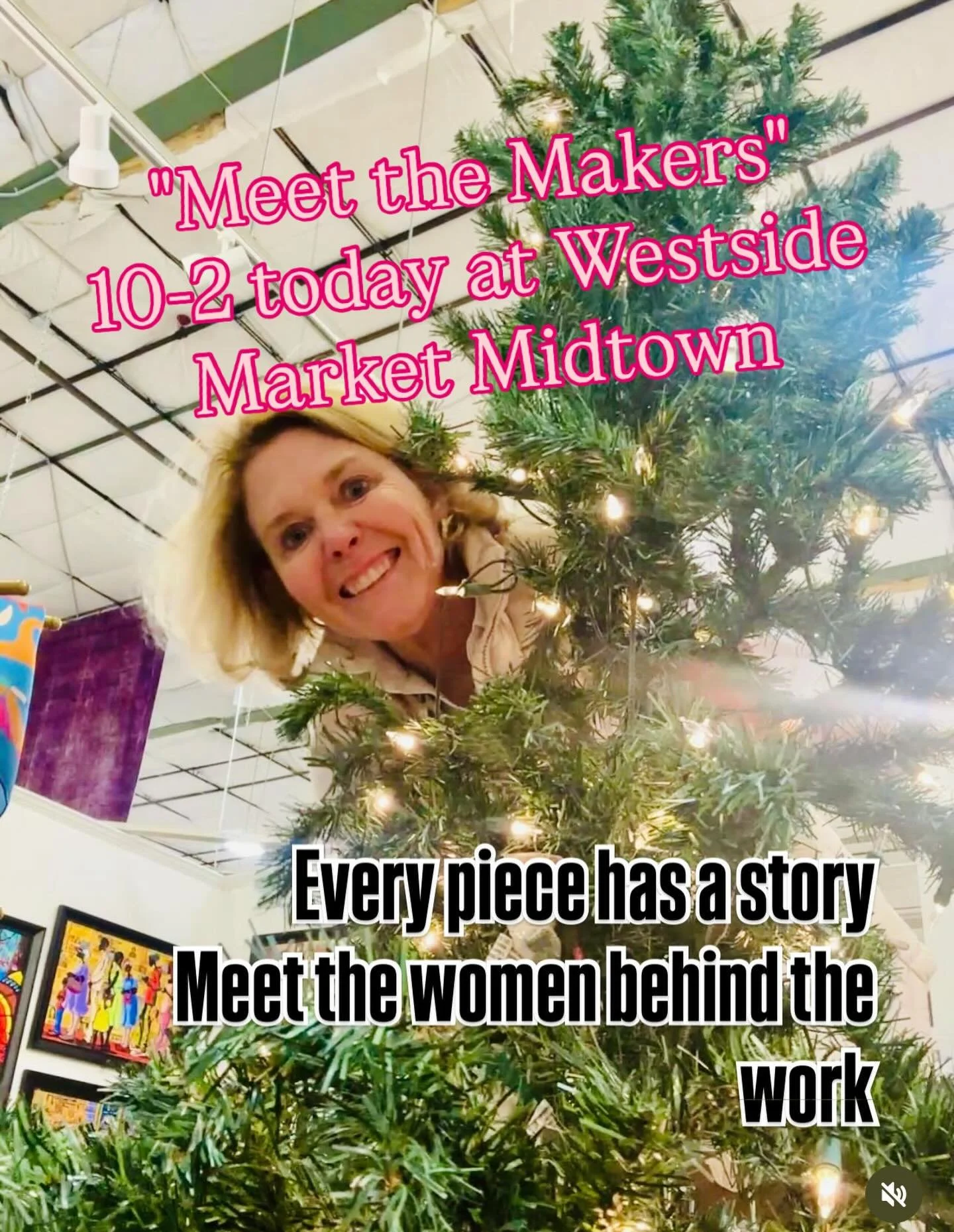 🎉 Meet the Makers &mdash; TODAY! 🎉

Come on down and shop Meet the Makers with the talented women of Women for Women 💕
✨ Meet the creatives behind the work
✨ Discover meaningful, one-of-a-kind gifts
✨ SPECIAL HOLIDAY PRICING &mdash; today only!

T