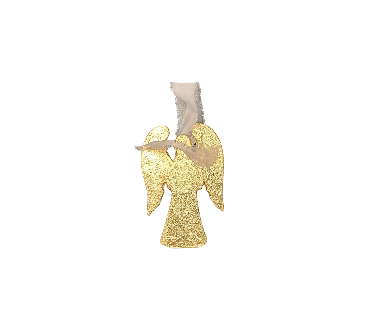 Angel Gilded Medallion